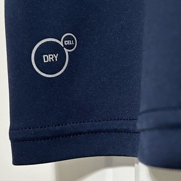 Puma Dry Cell Cloudspun Golf Polo Shirt Mens Large Blue Colorblock Short Sleeves - Picture 7 of 13